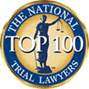 National Top 100 Trial Lawyers badge